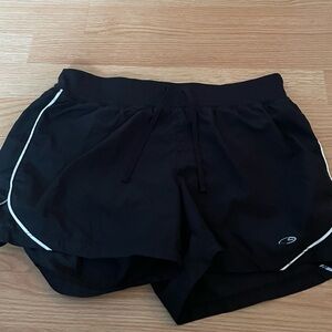 Champion Women's Black and White Athletic Shorts